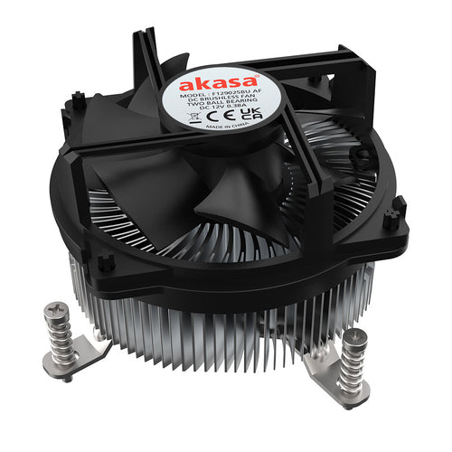 Akasa Low Profile CPU-Kühler Sockel LGA 1700, 63,2 mm Höhe
