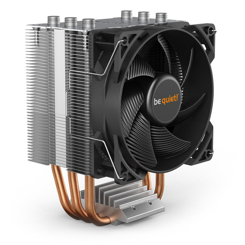 be quiet! Pure Rock Slim 2 CPU-Kühler - 92mm, silber/schwarz