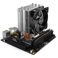 be quiet! Pure Rock Slim 2 CPU-Kühler - 92mm, silber/schwarz