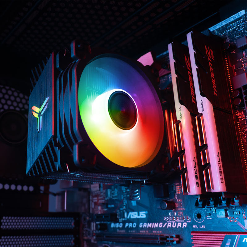 K Jonsbo CR-1200 CPU Cooler, RGB - 92mm, Black