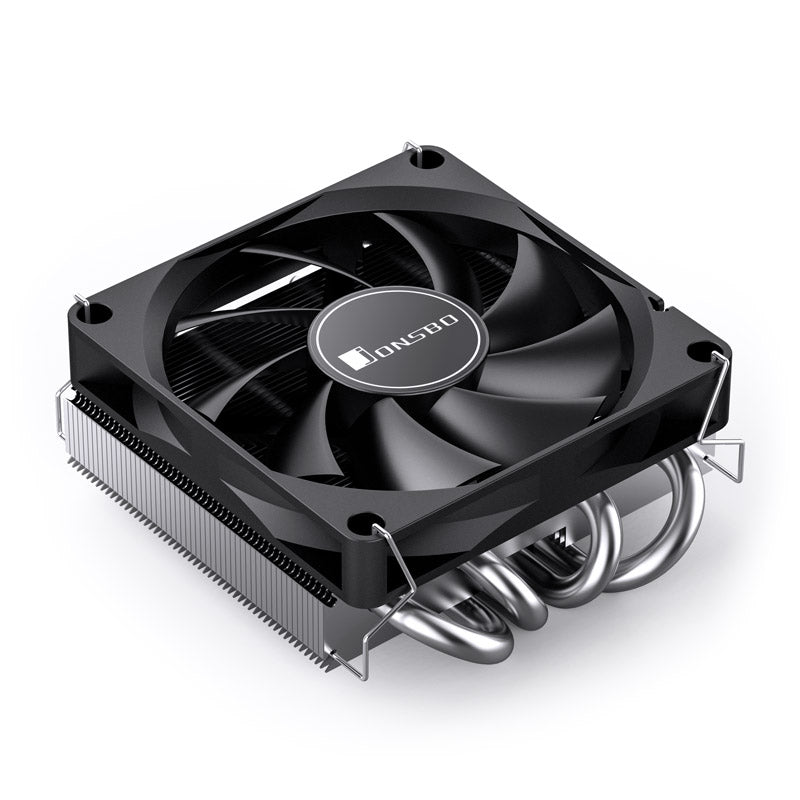 Jonsbo HP-400S CPU Cooler, Top Blower, Low Profile, 40mm Height - 90mm, Black