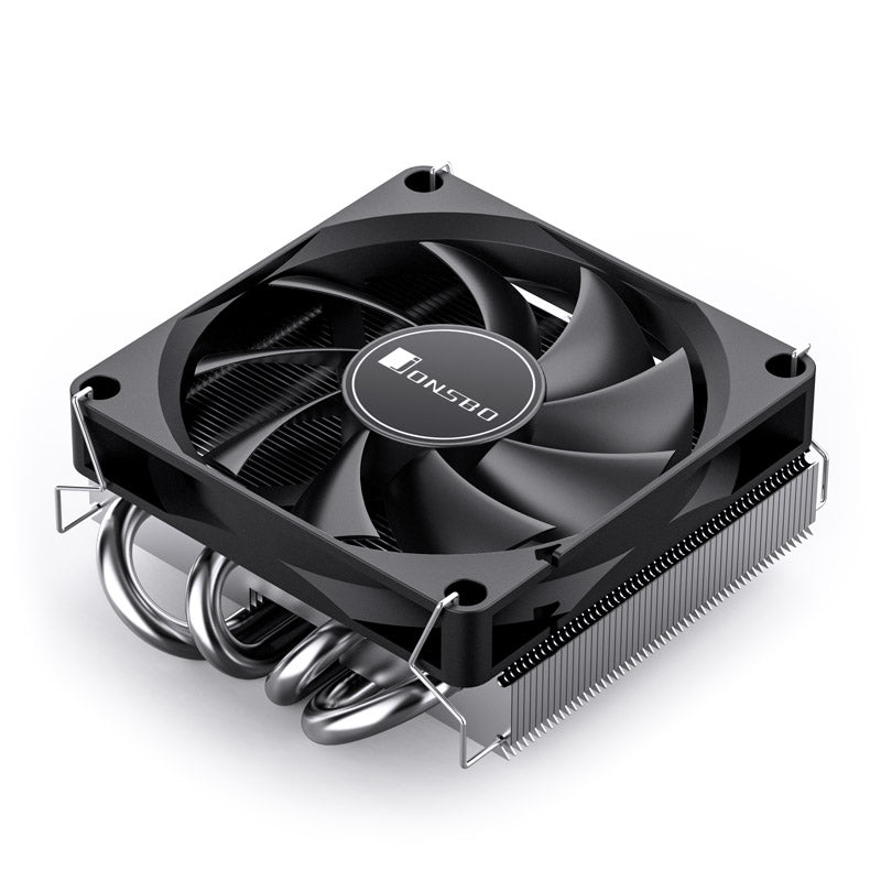 Jonsbo HP-400S CPU Cooler, Top Blower, Low Profile, 40mm Height - 90mm, Black