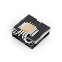 Jonsbo HP-400S CPU Cooler, Top Blower, Low Profile, 40mm Height - 90mm, Black