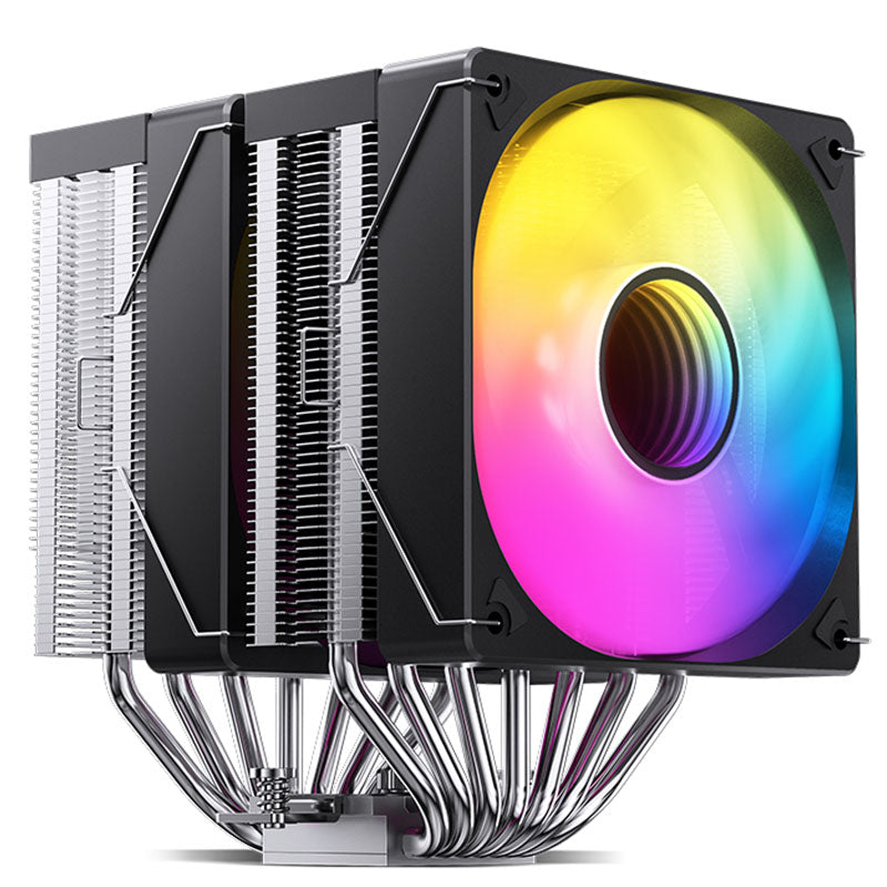 K Jonsbo CR-3000 CPU-Kühler Dual Tower, ARGB - 2x 120 mm, schwarz