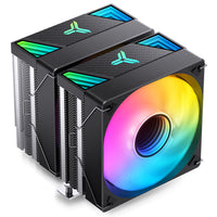 K Jonsbo CR-3000 CPU-Kühler Dual Tower, ARGB - 2x 120 mm, schwarz