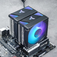 K Jonsbo CR-3000 CPU-Kühler Dual Tower, ARGB - 2x 120 mm, schwarz