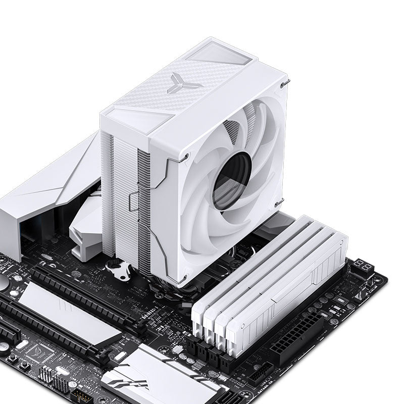 Jonsbo CR-1000 V2 PRO RGB CPU Cooler, 120mm - White