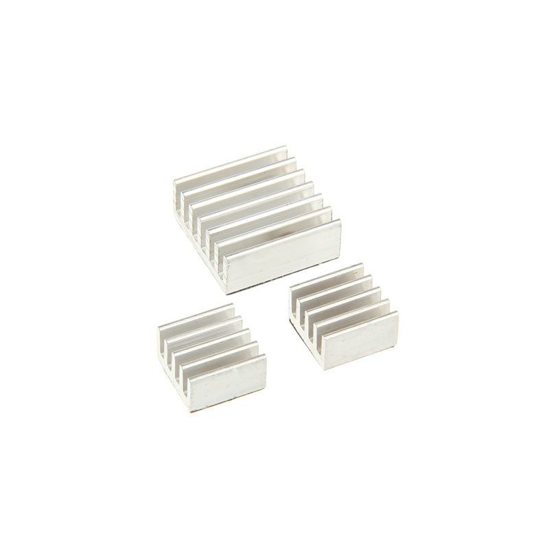 Raspberry Pi Kühlkörper-Set - silber
