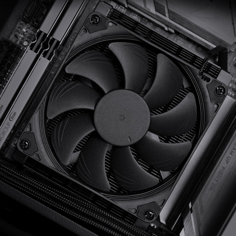 Noctua NH-L9a-AM4 chromax.black Low Profile CPU-Kühler - 92mm