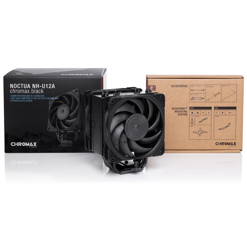 Noctua U12A chromax.black CPU-Kühler - 120mm