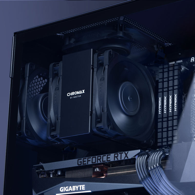 Noctua HC8 chromax.black CPU-Kühler-Abdeckung - schwarz