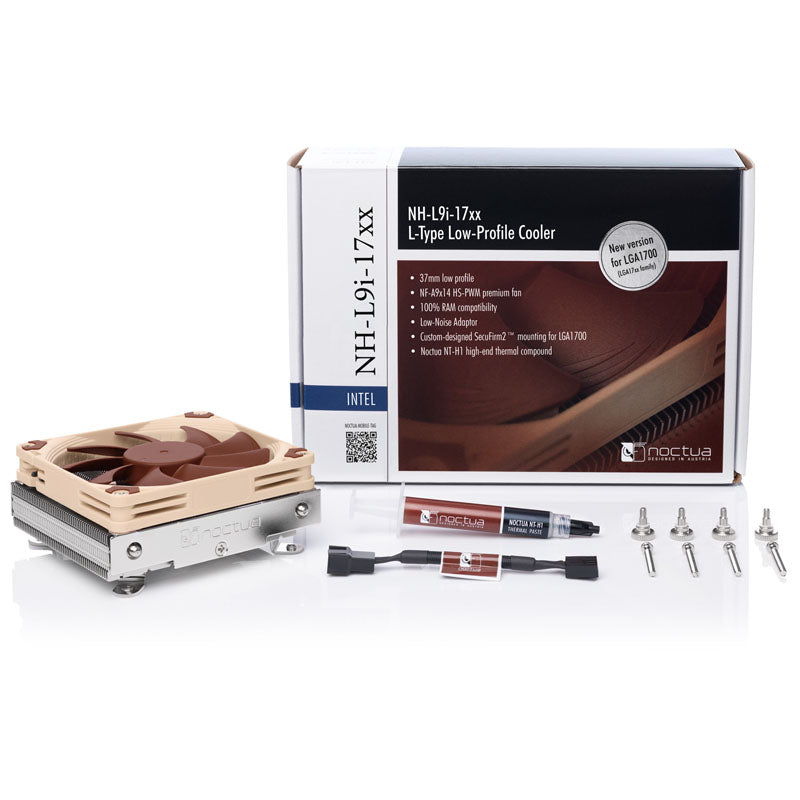 Noctua NH-L9i-17xx Air 37mm 33.84 CFM Brown / Beige