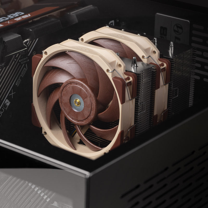 Noctua NH-D12L Air 145mm 60.09 CFM Beige / Brown