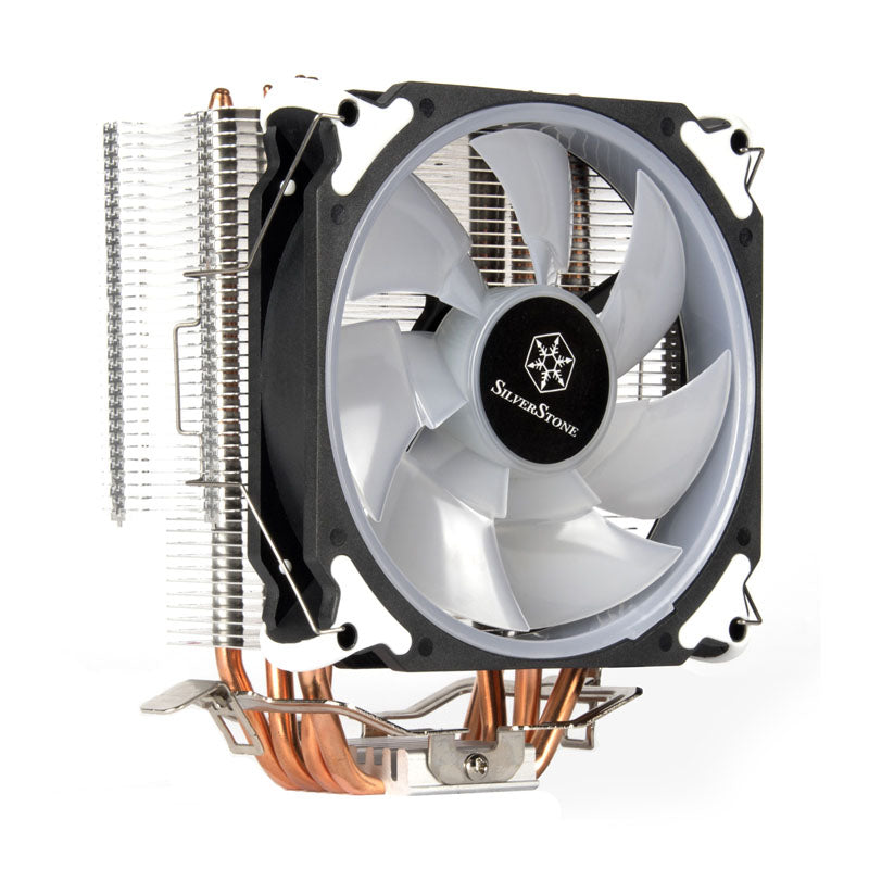 Silverstone AR12 Air RGB 154mm Argent / Noir