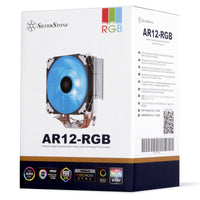 Silverstone AR12 Air RGB 154mm Argent / Noir