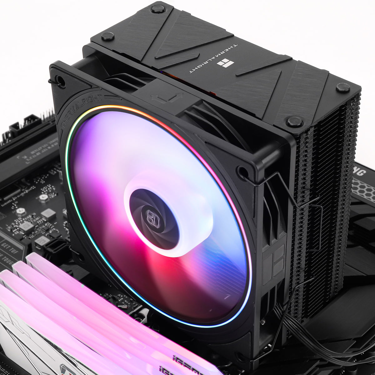 K Ventilateur pour processeur Thermalright Assassin Spirit 120 Evo RGB (Noir)