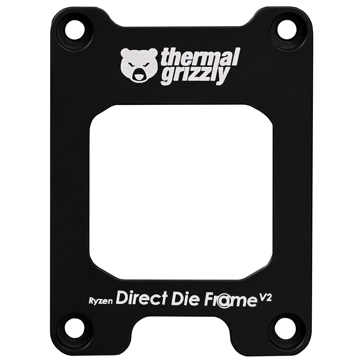 K Thermal Grizzly AMD Ryzen 7000 V2 Direct Die Frame, Befestigung/Montage (schwarz, fr AMD AM5)