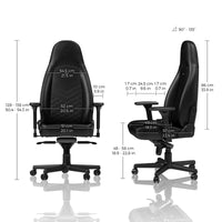 noblechairs ICON Gaming Stuhl - schwarz/schwarz