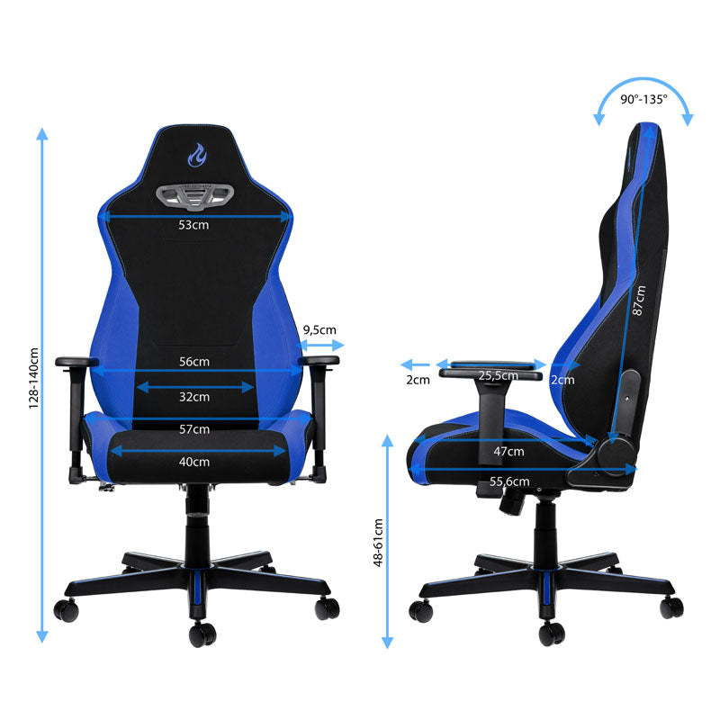 Nitro Concepts S300 Gaming Stuhl - Galactic Blue