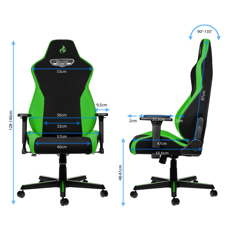 Nitro Concepts S300 Gaming Stuhl - Atomic Green