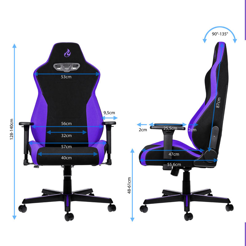 Nitro Concepts S300 Gaming Stuhl - Nebula Purple