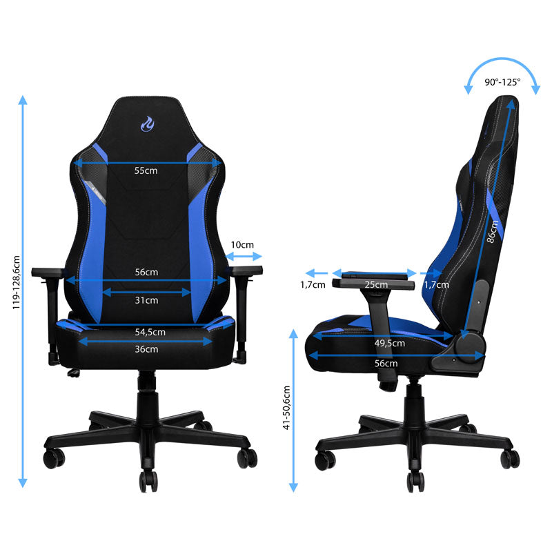 Nitro Concepts X1000 Gaming Stuhl - Galactic Blue