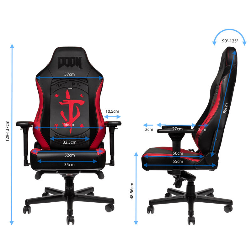 noblechairs HERO Gaming Stuhl - DOOM Edition