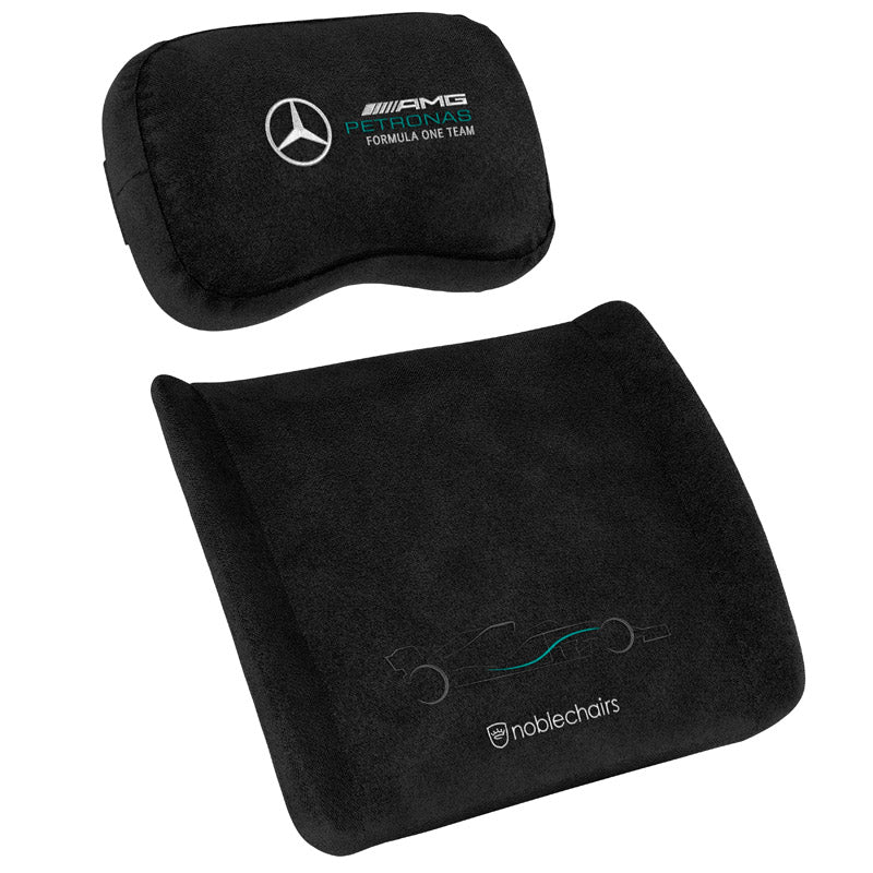 noblechairs Memory Foam Kissen-Set - Mercedes-AMG Petronas Formula One Team Edition