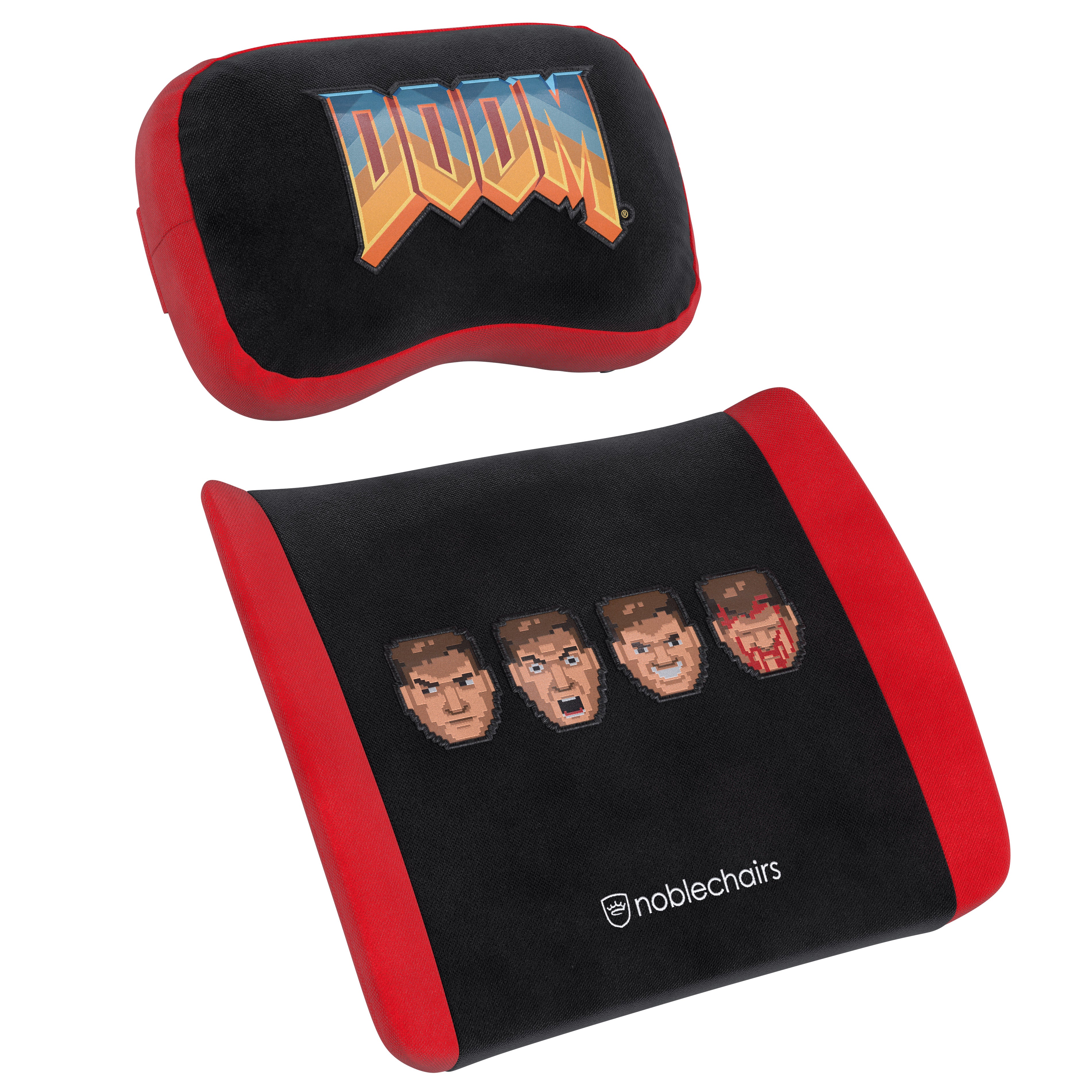 noblechairs Memory Foam Kissen-Set - DOOM Retro Edition