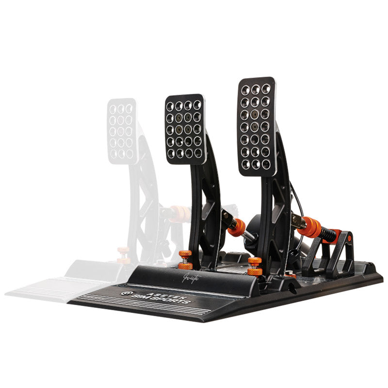 Asetek SimSports Invicta Sim Racing Gas- und Bremspedal