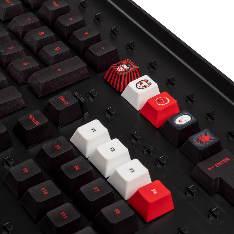 Traitors KABUKI, Keycap Set, PBT (ISO-DE)