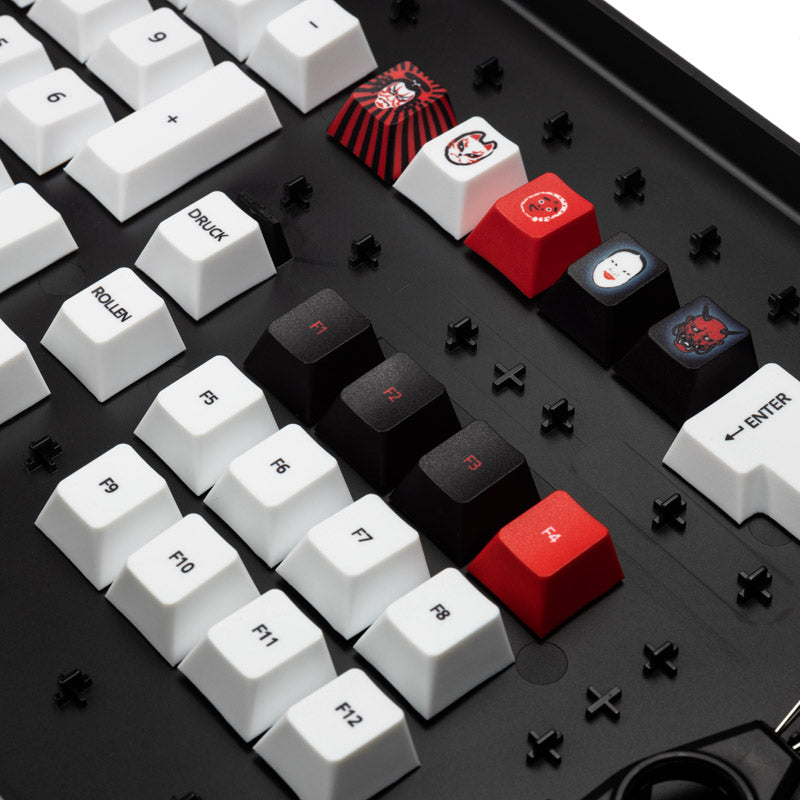 Traitors KABUKI Keycap Set Reverse ver., PBT (DE)