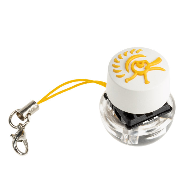 Ducky Wobbly Ducky Keychain - weiß, gelb