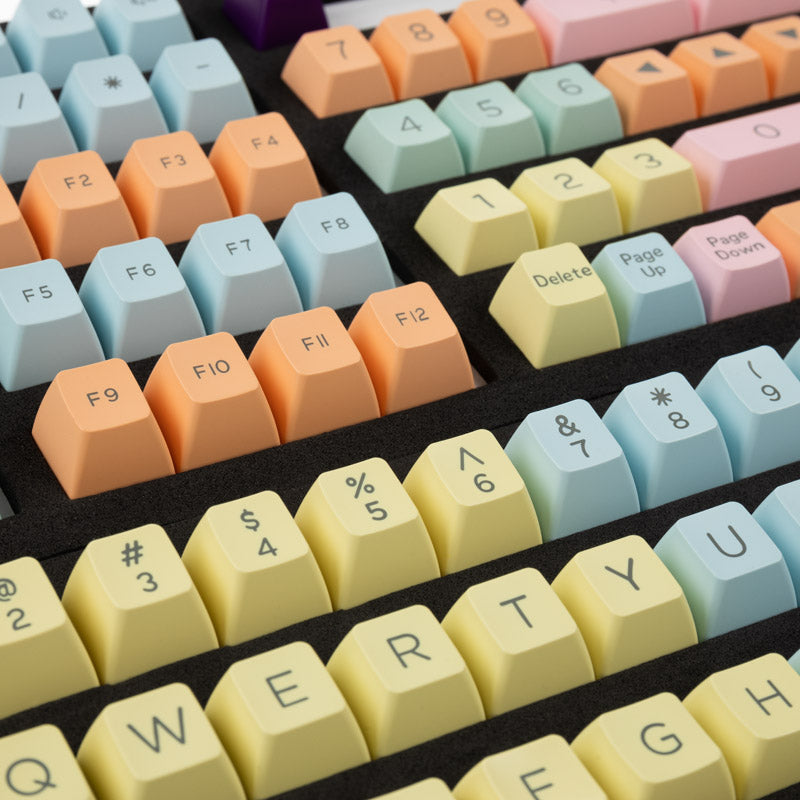 Ducky Cotton Candy PBT Double-Shot Keycap Set, US Layout