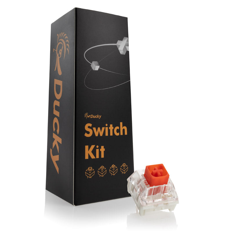 Ducky Kailh Box Red Switches, mechanisch, 3-Pin, linear, MX-Stem, 45g - 110 Stück