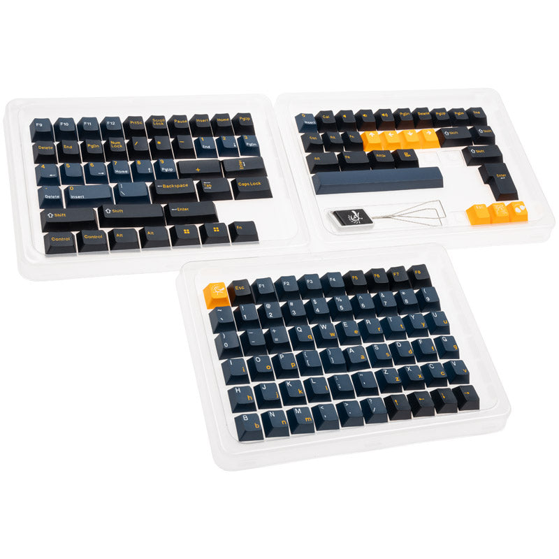 Ducky Nazca PBT Tripleshot Set - 133 Keycaps, ANSI-US-Layout, ANSI-US-Layout