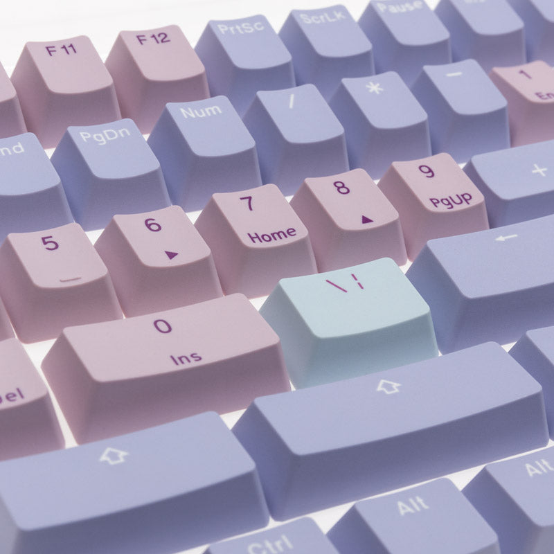Ducky Macaron PBT Doubleshot Set - 133 Keycaps, ANSI-US-Layout