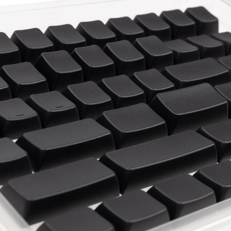 Ducky Blank Black PBT Set, MDA-Profil - 133 Keycaps, ANSI-US-Layout, ANSI-US-Layout