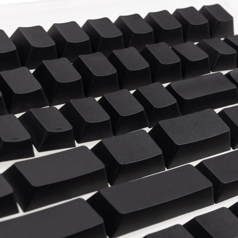 Ducky Blank Black PBT Set, Cherry-Profil - 133 Keycaps, ANSI-US-Layout, ANSI-US-Layout