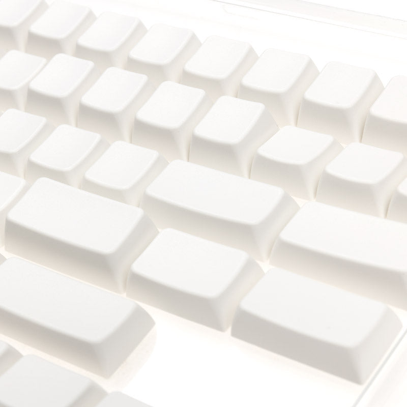 Ducky Blank White PBT Set, MDA-Profil - 133 Keycaps, ANSI-US-Layout, ANSI-US-Layout