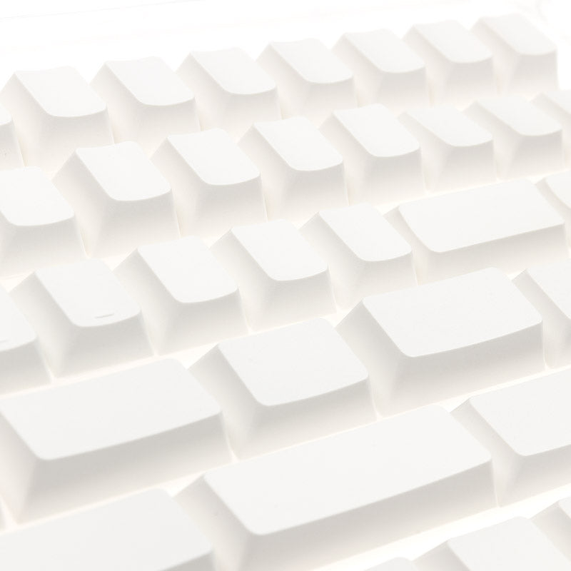 Ducky Blank White PBT Set, Cherry-Profil - 133 Keycaps, ANSI-US-Layout, ANSI-US-Layout
