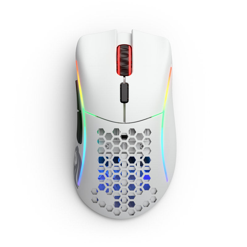 Glorious Model D- Wireless Gaming-Maus - weiß, matt