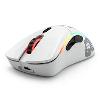 Glorious Model D- Wireless Gaming-Maus - weiß, matt