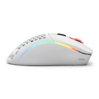 Glorious Model D- Wireless Gaming-Maus - weiß, matt