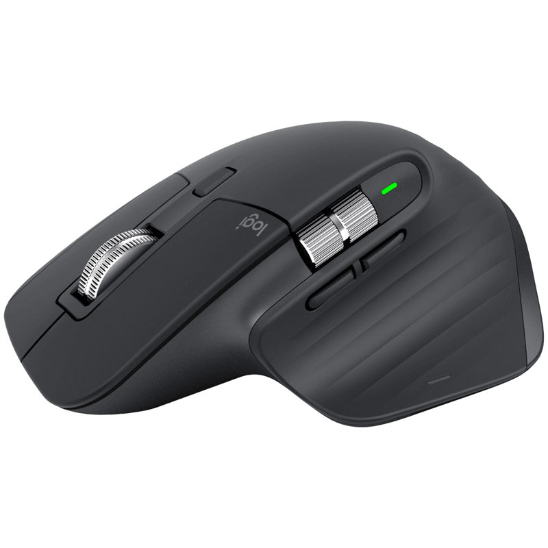 Logitech MX Master 3S Graphite, kabellose Maus, Logi Bolt, USB/Bluetooth - grau