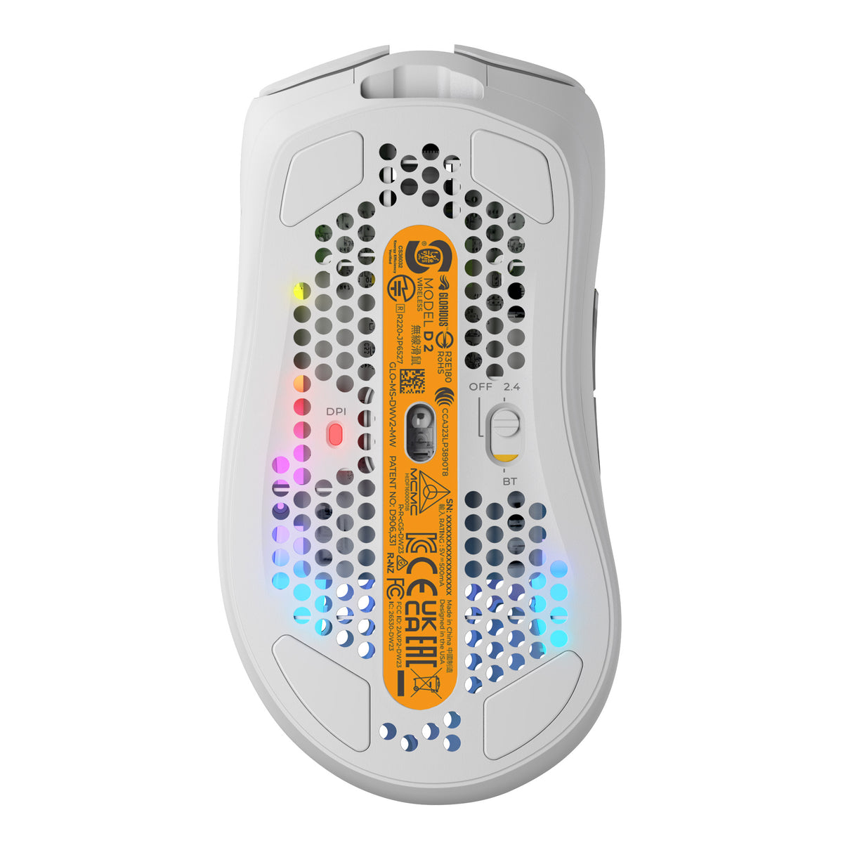Glorious Model D 2 Wireless Gaming-Maus - weiß