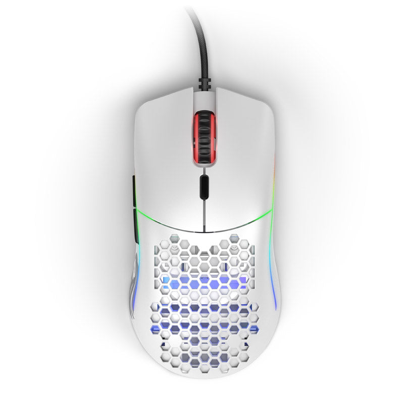 Glorious Model O Gaming-Maus - weiß, matt
