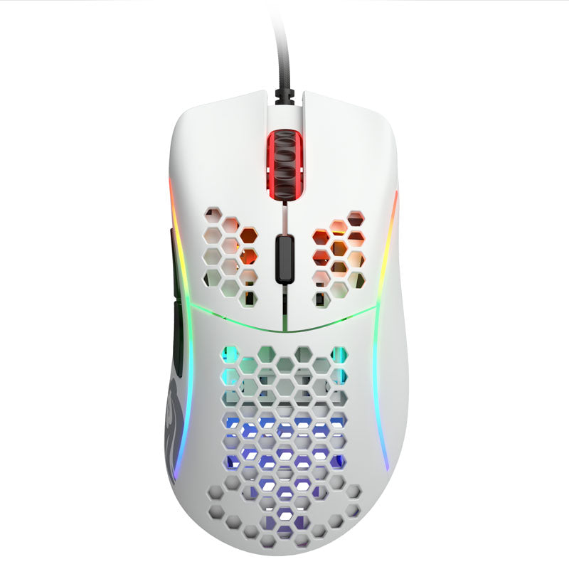 Glorious Model D Gaming-Maus - weiß, matt