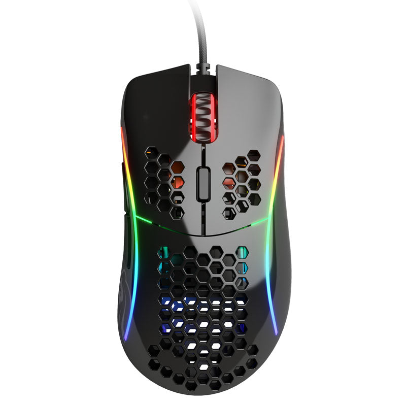 Glorious Model D Gaming-Maus - schwarz, glossy