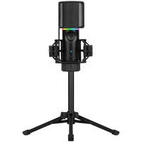Streamplify MIC RGB Mikrofon, USB-A, schwarz - inkl. Dreifuß